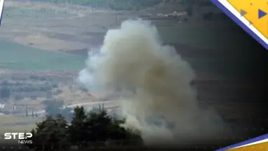 بالفيديو|| اللحظات الأولى بعد استهداف حزب الله جرافة إسرائيلية على الحدود