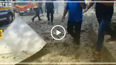 شاهد بالفيديو: اللحظات الأولى لانفجار سيارة مفخخة في مدينة إدلب