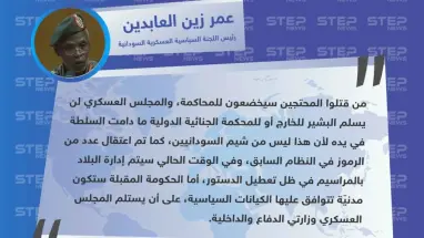 رئيس اللجنة السياسية العسكرية السودانية: الحكومة المقبلة ستكون مدنيّة بتوافق الجميع شريطة احتفاظ المجلس العسكري بوزارتي الدفاع والداخلية