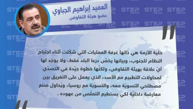 تصريح خاص || خلايا الأزمة لا علاقة لها بهيئة التفاوض، ولكنَّها خطوة جيّدة في التصدي لمحاولات التطبيع التي يصبو إليها النظام .