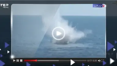 بالفيديو|| بنيران المدافع الرشاشة.. مروحية روسية تدمر لغماً أوكرانياً في البحر الأسود