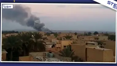 طيران مجهول الهوية يستهدف عدّة مواقع لميليشيا الحرس الثوري الإيراني بالبوكمال