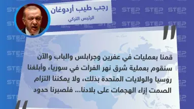 الرئيس التركي يتوعد بعملية عسكرية قريبة  في شرق الفرات