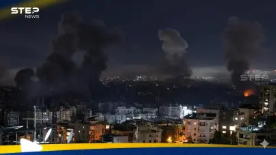 تصاعد أعمدة الدخان في أعقاب غارة جوية استهدفت أطراف بلدة جنوبية في لبنان.