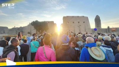 شمس الشتاء تلامس معابد الكرنك في ظاهرة فلكية نادرة بالأقصر