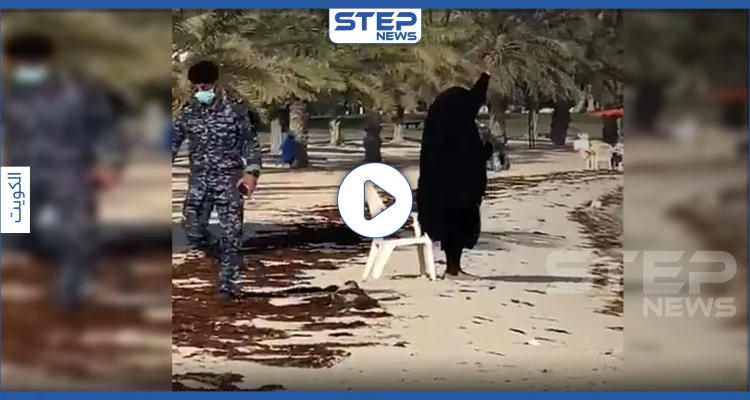 بينهما بحر وقوات أمنية.. من داخل الحجر الصحي هذا ما فعلته سيدة كويتية (فيديو)