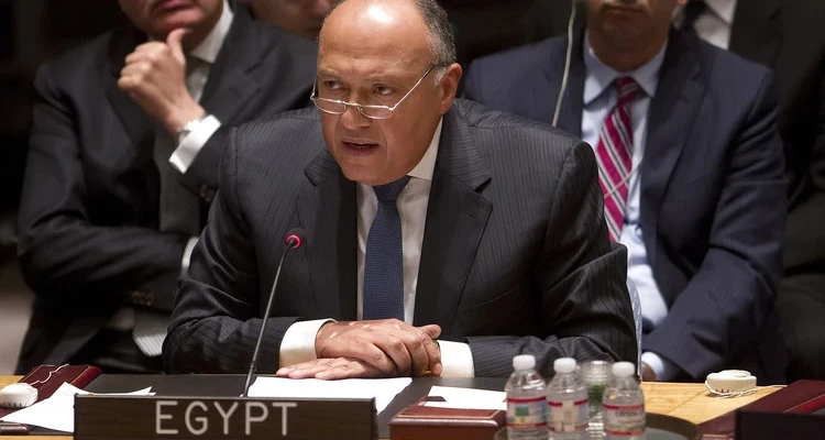 وزير الخارجية المصري يرسل برقية إلى رئيس مجلس الأمن الدولي مبدياً اعتراض مصر على أمر