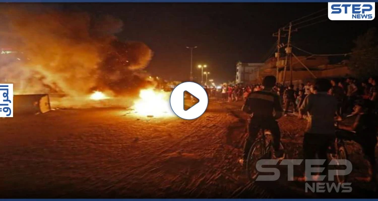 بالفيديو|| متظاهرو البصرة يرشقون قوّات الأمن العراقي بالزجاجات الحارقة.. ما علاقة الاغتيالات