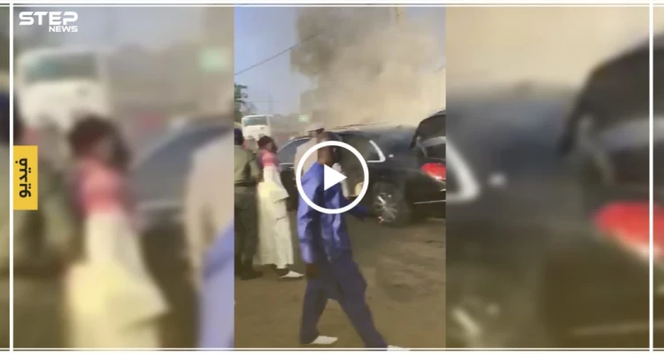 نجاة الرئيس السنغالي بعد احتراق سيارته وهو بداخلها (فيديو)