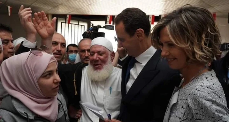 بشار الأسد يصرّح موصلاً رسالة بعد إدلائه بصوته في الانتخابات الرئاسية السورية (صور)