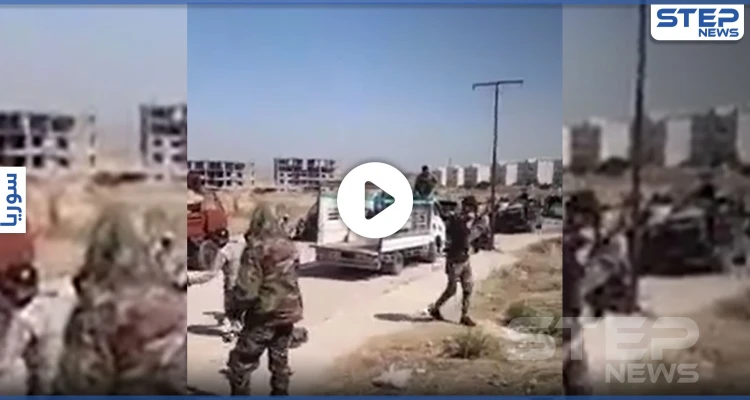 بالفيديو|| حشودات للفرقة الرابعة تهدد وتتوعد باقتحام طفس غربي درعا.. إليك آخر المستجدات