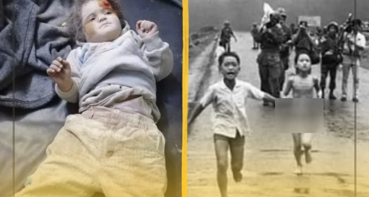 هذه الصورة كانت من أسباب إنهاء الحرب الأمريكية على فيتنام و تتكرر هذه الصورة يومياً في إدلب دون أي رد فعل