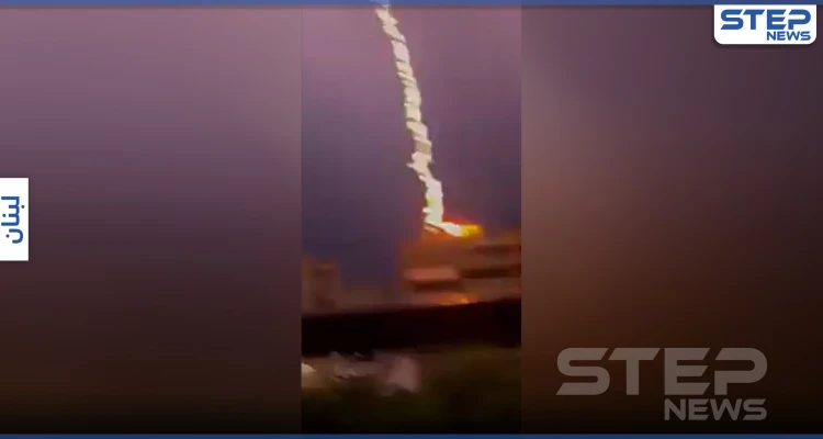 بالفيديو|| شهب ناري يسقط في عكار شمال لبنان.. ونشطاء يوثّقون الحدث الغريب