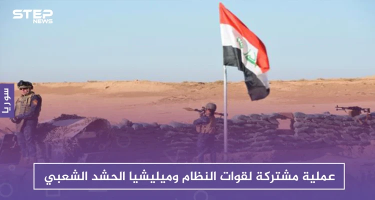 عملية مشتركة لقوات النظام وميليشيا الحشد الشعبي على الحدود العراقية السورية