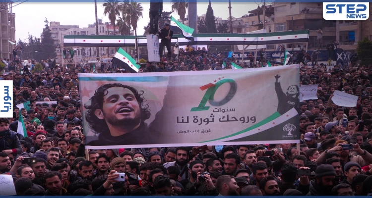 في الذكرى العاشرة لـ الثورة السورية .. خروج مظاهرات متفرقة في محافظة إدلب