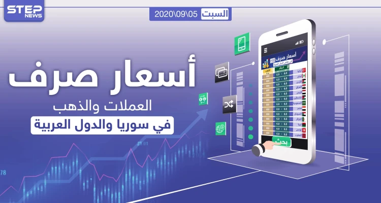 أسعار الذهب والعملات للدول العربية وتركيا اليوم السبت الموافق 05 آيلول 2020