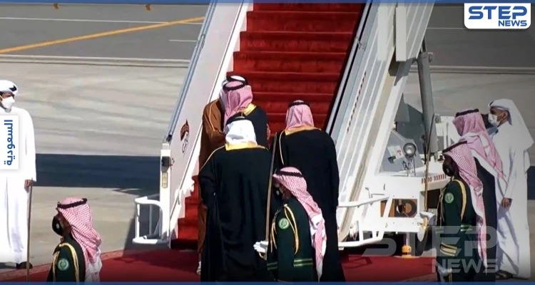 شاهد بالفيديو.. لحظة استقبال ولي العهد السعودي أمير دولة قطر بعد سنوات من المقاطعة
