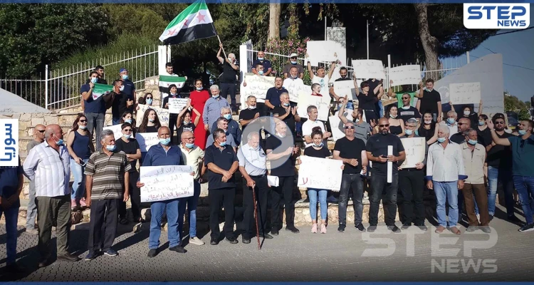 بالفيديو || مظاهرات في الجولان المحتل تضامنًا مع المدن السورية الثائرة