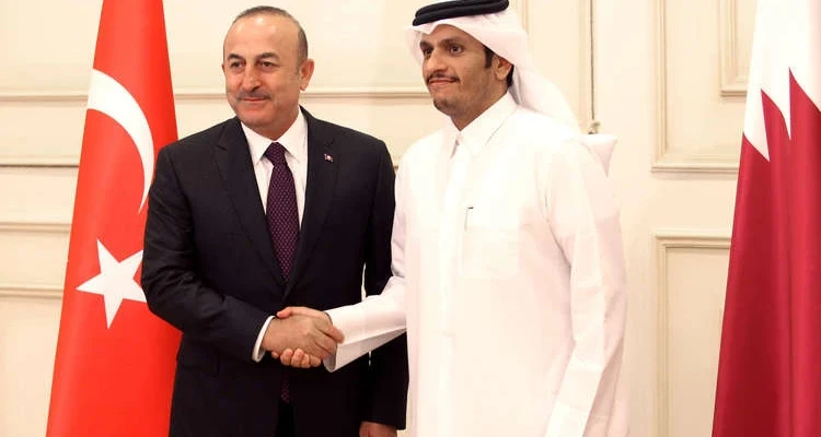 وزيري الخارجية القطري والتركي يوضحان طبيعة الحل في سوريا واليمن وليبيا ويتحدثان عن قضايا إقليمية