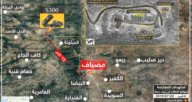 بصواريخ غراد متطورة المعارضة السورية تستهدف منظومة "S300" لنظام الأسد ومواقعه بمصياف بريف حماة