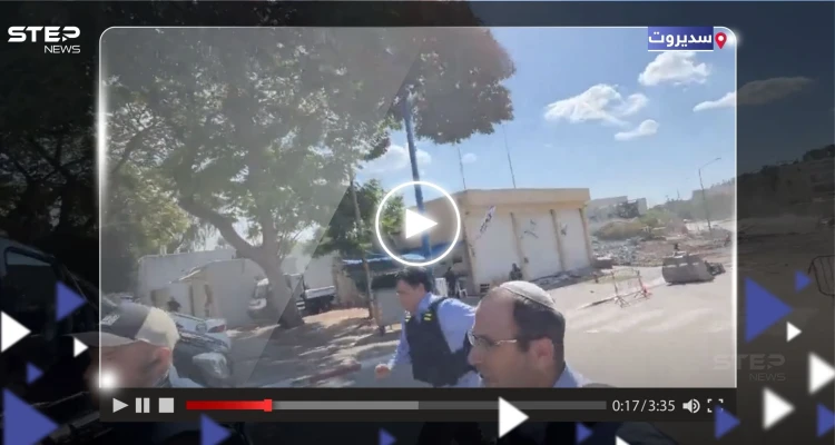 بالفيديو|| هروب عضو الكنيست داني دانون لحظة سقوط صاروخ على سديروت