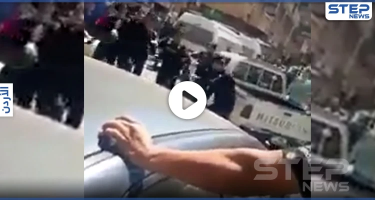بالفيديو || عناصر الشرطة الأردنية تعتدي بالضرب على مدني أثناء اعتقاله.. والسلطات تتحرك