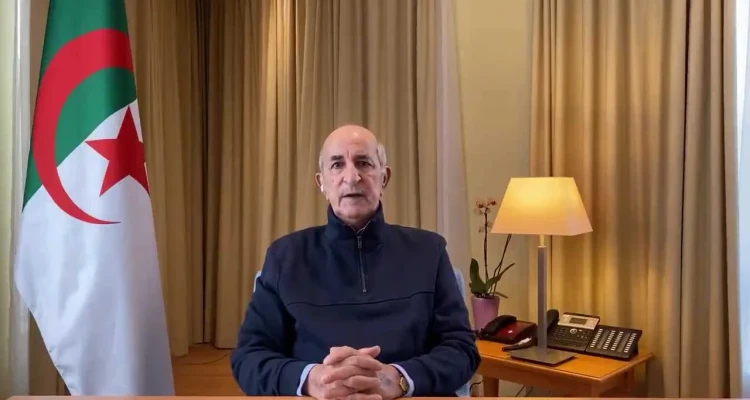 الرئيس الجزائري يعزي ذوي عسكري قتل على حدود المغرب ويصف العمل بـ"الإرهابي"