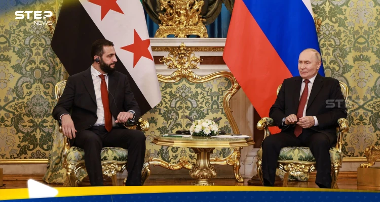 قضايا إنسانية وإعادة إعمار.. تفاصيل اجتماع الشرع وبوتين الذي استمر أكثر من ساعتين - أخبار - وكالة ستيب نيوز