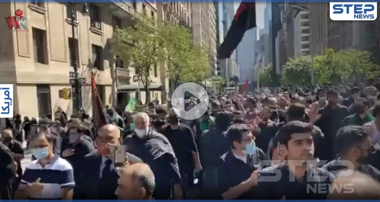 بالفيديو|| لطميات في نيويورك.. "الشيعة" يحيون مراسم عاشوراء في أمريكا