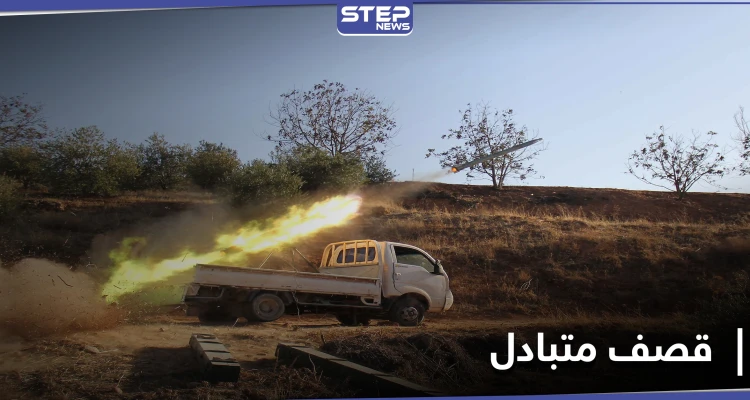 قصف متبادل بين النظام السوري وفصائل المعارضة السورية في اللاذقية وإدلب