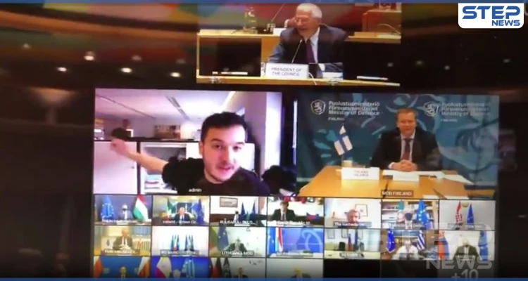 بالفيديو|| صحفي يخترق مؤتمراً سريّاً لـ وزراء الدفاع في أوروبا ويفشله