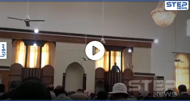 بالفيديو|| شعائر صلاة الجمعة في مدينة الطبقة اليوم بعد أكثر من شهر على منعها