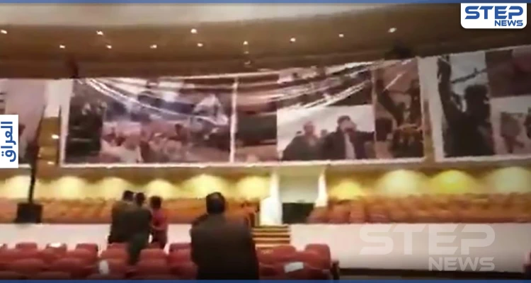 بالفيديو|| صور شخصيات إيرانية تكسو جدران البرلمان العراقي تثير غضباً... ومصادر برلمانية توضح