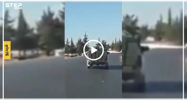 شحنة صواريخ غراد تابعة لفصائل المعارضة متوجهة إلى الحدود السورية التركية (فيديو)