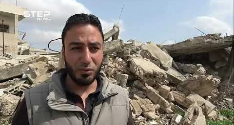 شاهد ما خلفه القصف الروسي على مدينة كفرزيتا شمال حماة