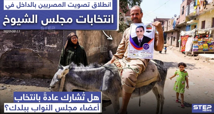 المصريون في الداخل يصوتون في انتخابات مجلس الشيوخ