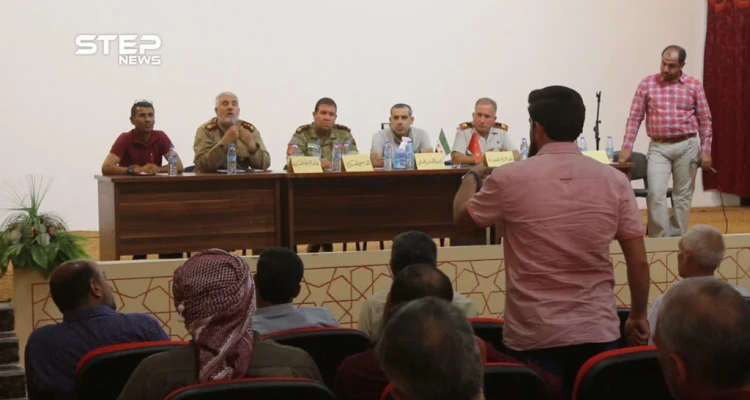 بعد تردي الأوضاع الأمنية اجتماع لوجهاء وفعاليات مع رؤساء مؤسسات في المدينة الباب بريف حلب