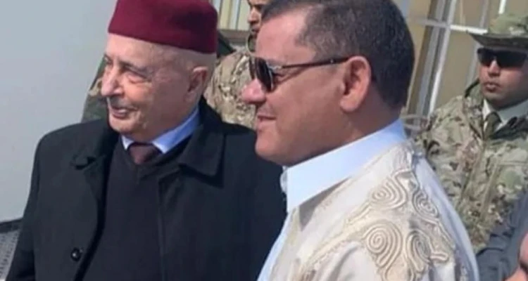 اجتماع مغلق وهام بين رئيس الحكومة الليبية عبد الحميد الدبيبة وعقيلة صالح