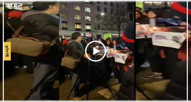 بالفيديو|| سيدة عراقية تخاطب محتجين موالين للنظام الإيراني: سليماني بجهنم.. الحقوه يا ذيول