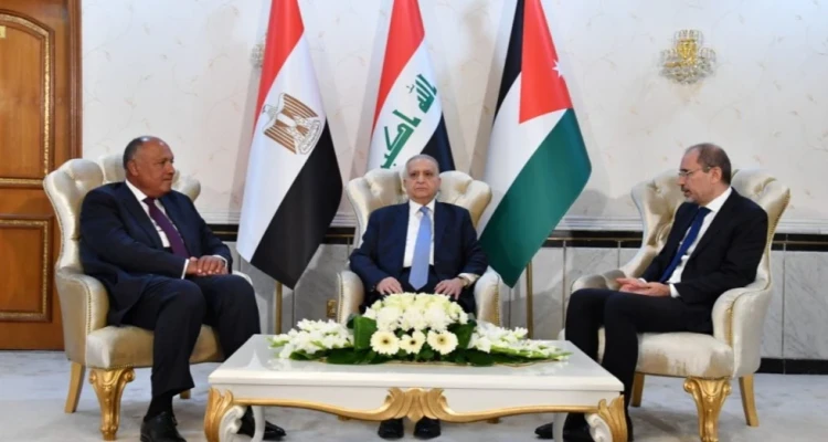 بينها الملف السوري.. بيان مصري حول القمة الثلاثية في بغداد والكاظمي يكشف أبرز الملفات التي تم التوافق عليها