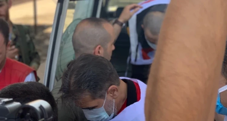 عملية تبادل الأسرى المحتجزين بين النظام السوري وفصائل المعارضة السورية الموالية لتركيا بمعبر أبو الزندين
