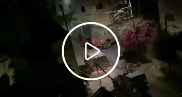 بالفيديو|| لحظة اعتقال القوات الإسرائيلية الأسيرين أيهم كممجي ومناضل نفيعات في عملية مشتركة بجنين