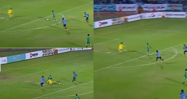 شاهد إنقاذ رائع لحارس غزل المحلة في الدوري المصري