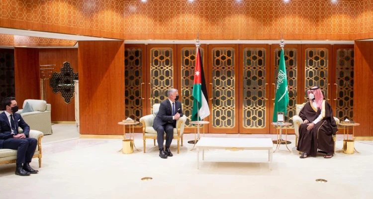 اجتماع بين ولي العهد السعودي وملك الأردن في الرياض.. إليك التفاصيل