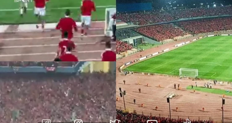 "بالدم بالروح أفريقيا مش هتروح" جماهير الأهلي يشعلون استاد القاهرة