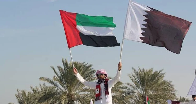 محمد بن زايد يستقبل وفداً قطرياً في أبو ظبي لأول مرّة منذ المصالحة