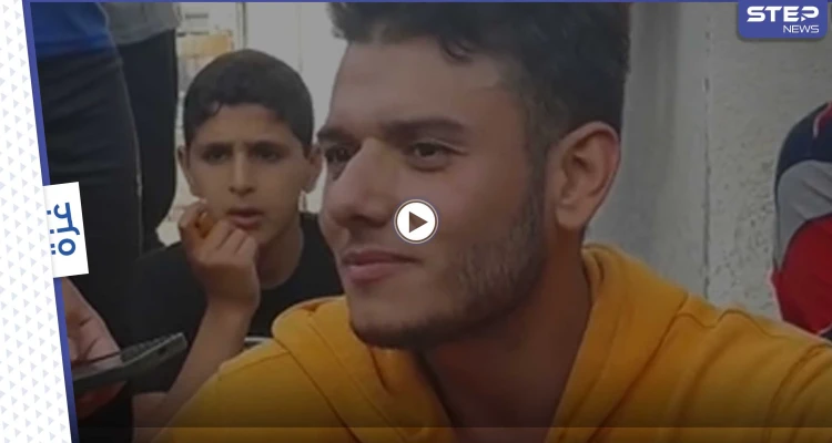 بين الابتسامة والحرقة.. شاب فلسطيني يودع خطيبته التي قضت بقصف إسرائيل على غزة (فيديو)