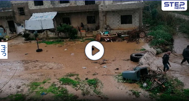 بالفيديو|| عاصفة لبنان.. انهيار مباني وسقوط جدران وأعمدة كهرباء وفيضانات تقطع الطرقات