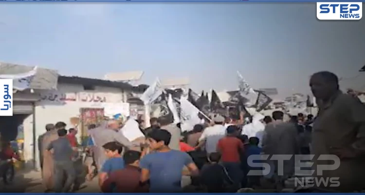 مظاهرات شمال إدلب نصرةً للرسول وللتنديد بالتصريحات الفرنسية ضد الإسلام