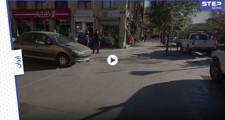 بالفيديو|| عناصر الأمن الإيرانية تعتدي على فتاة وسط الشارع بأدوات صيد الحيوانات وتسحلها من شعرها لعدم وجود حجاب على رأسها